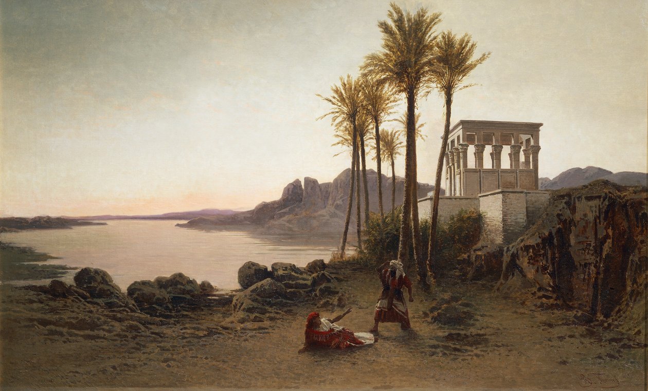 Scena da Aida di Giuseppe Verdi, dipinto di Achilles Formis (1832-1906), Italia da Achille Formis Befani