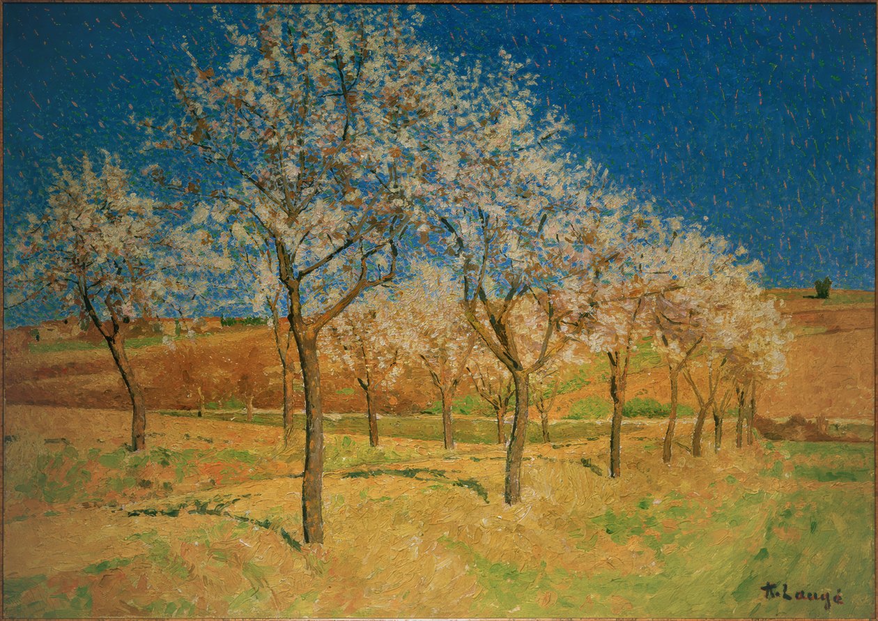 Paesaggio con alberi in fiore da Achille Lauge