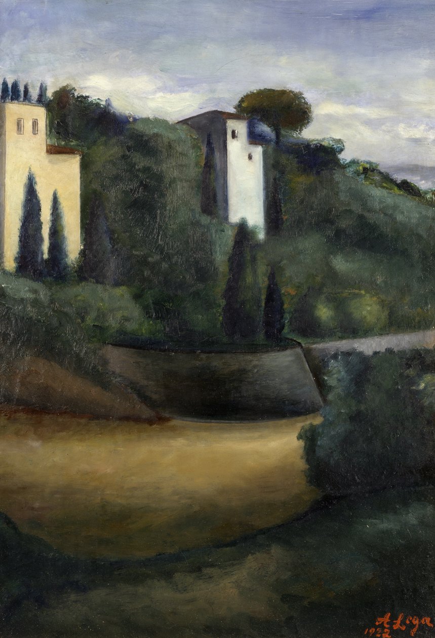 Ville a Fiesole da Achille Lega