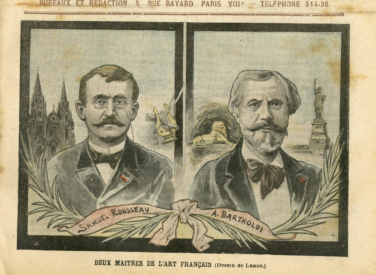 Illustrazione di Achille Lemot in Le Pelerin da Achille Lemot