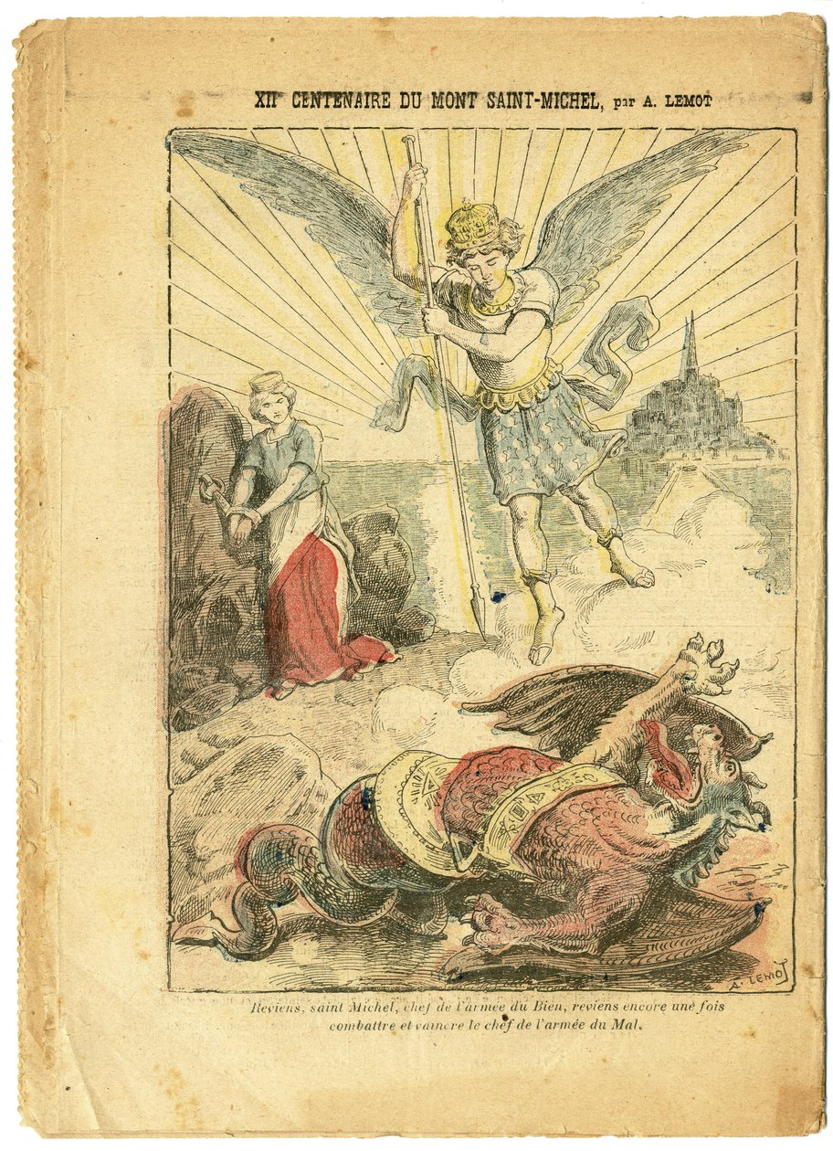 Illustrazione di Achille Lemot (1846-1909) in Le Pelerin da Achille Lemot