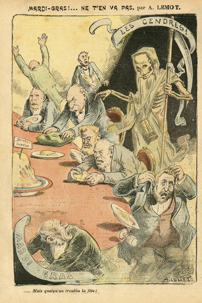 Illustrazione di Achille Lemot (1846-1909) in Le Pelerin da Achille Lemot
