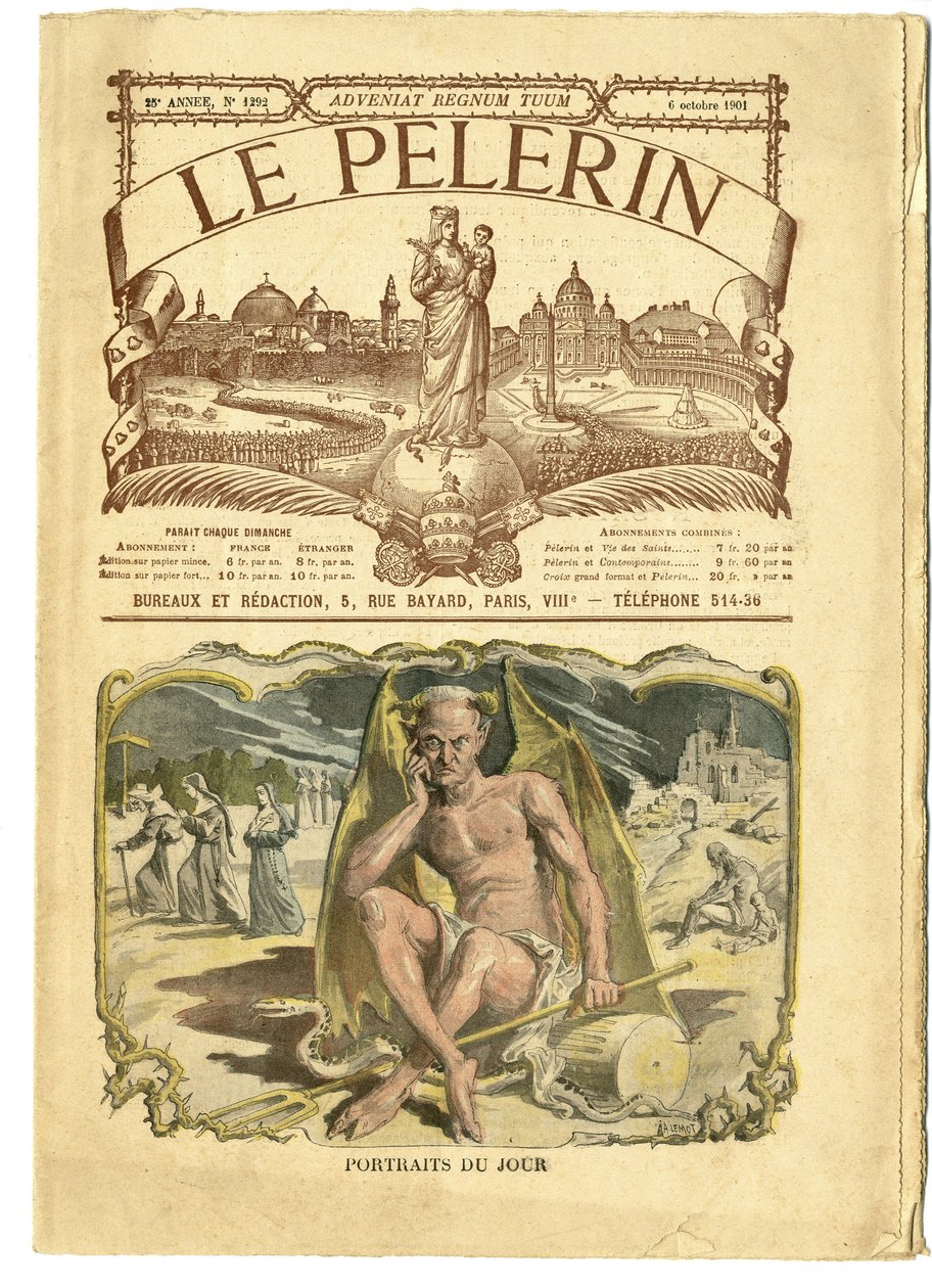 Illustrazione di Achille Lemot in Le Pelerin da Achille Lemot