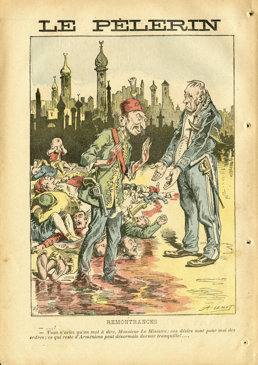 Illustrazione di Achille Lemot in Le Pelerin da Achille Lemot
