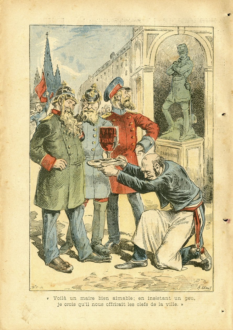 Illustrazione di Achille Lemot in Le Pelerin da Achille Lemot