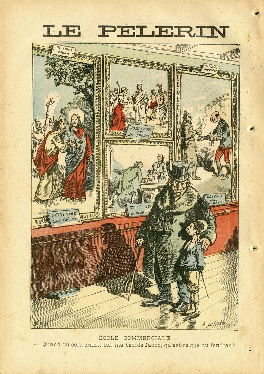 Illustrazione di Achille Lemot in Le Pelerin da Achille Lemot