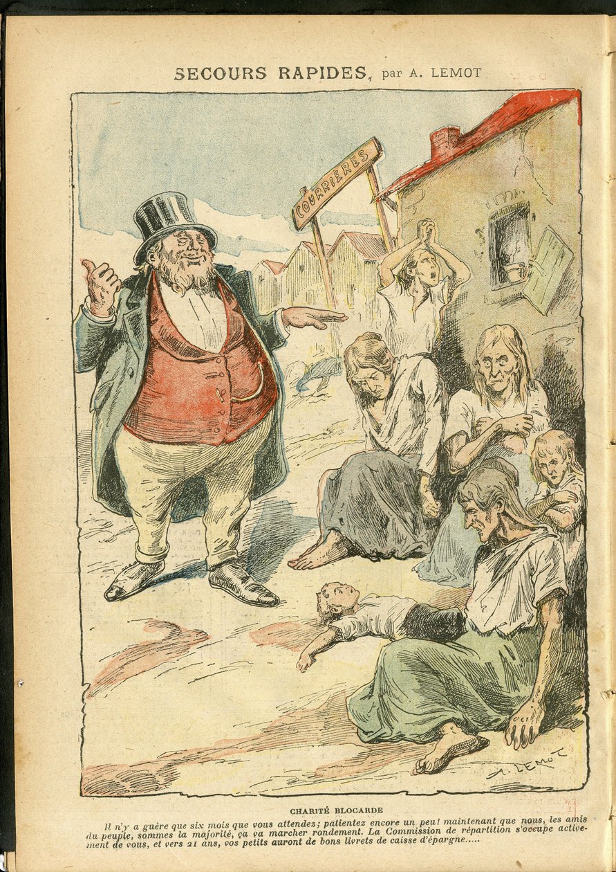 Illustrazione di Achille Lemot in Le Pelerin da Achille Lemot