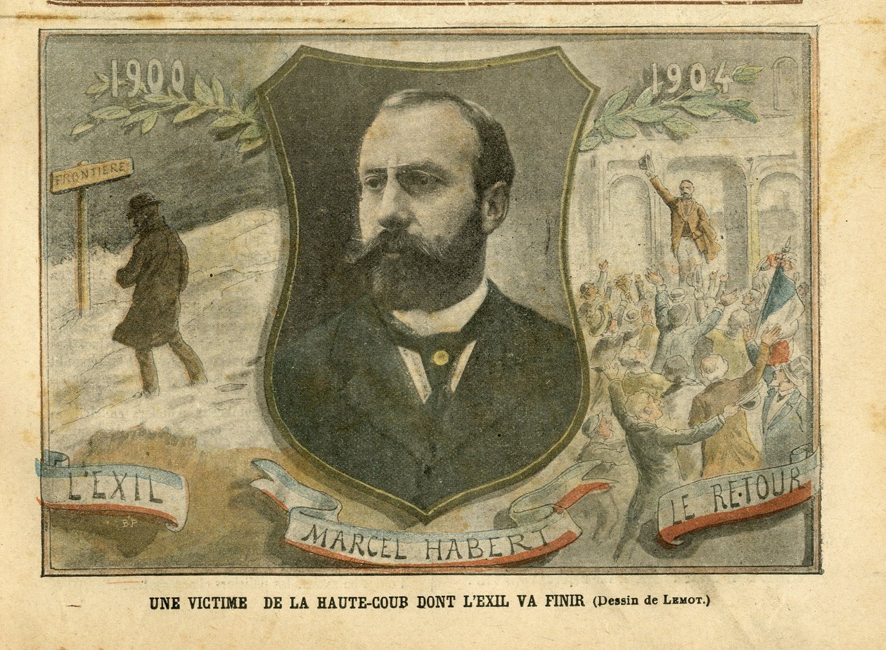 Illustrazione di Achille Lemot (1846-1909) in Le Pelerin da Achille Lemot