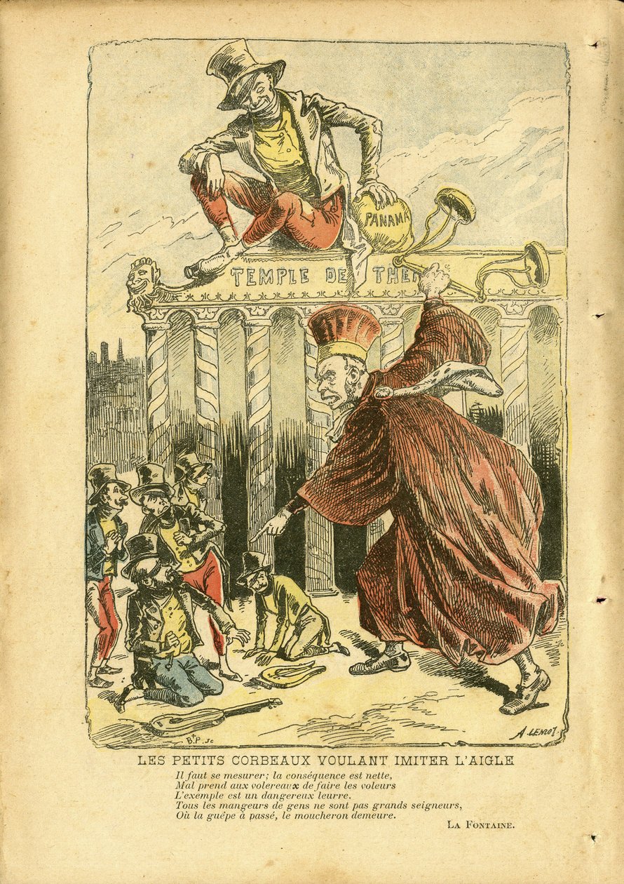 Illustrazione di Achille Lemot in Le Pelerin da Achille Lemot
