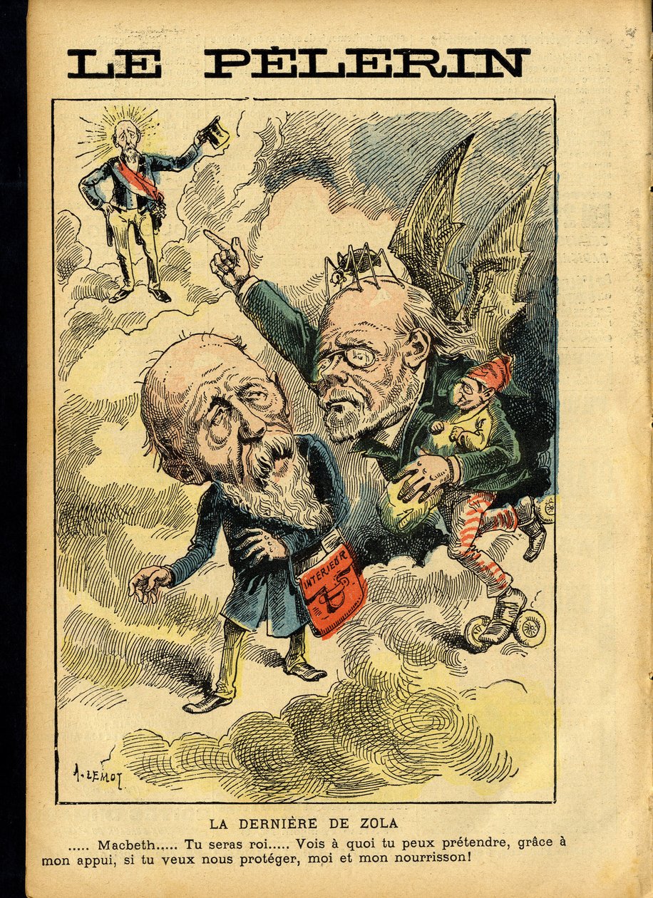 Illustrazione di Achille Lemot (1846-1909) in Le Pelerin da Achille Lemot