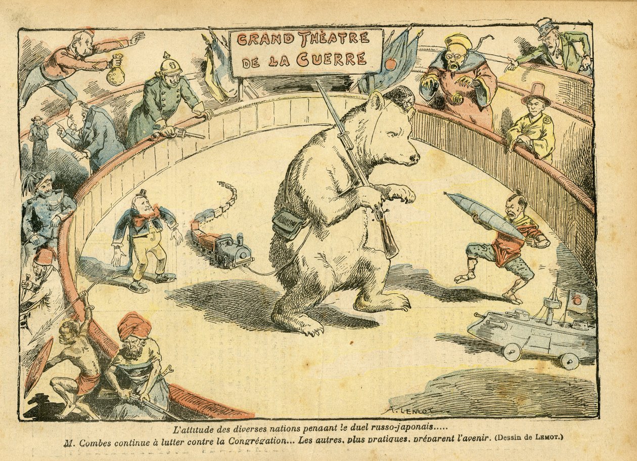 Illustrazione di Achille Lemot (1846-1909) in Le Pelerin, 28/02/04 - L