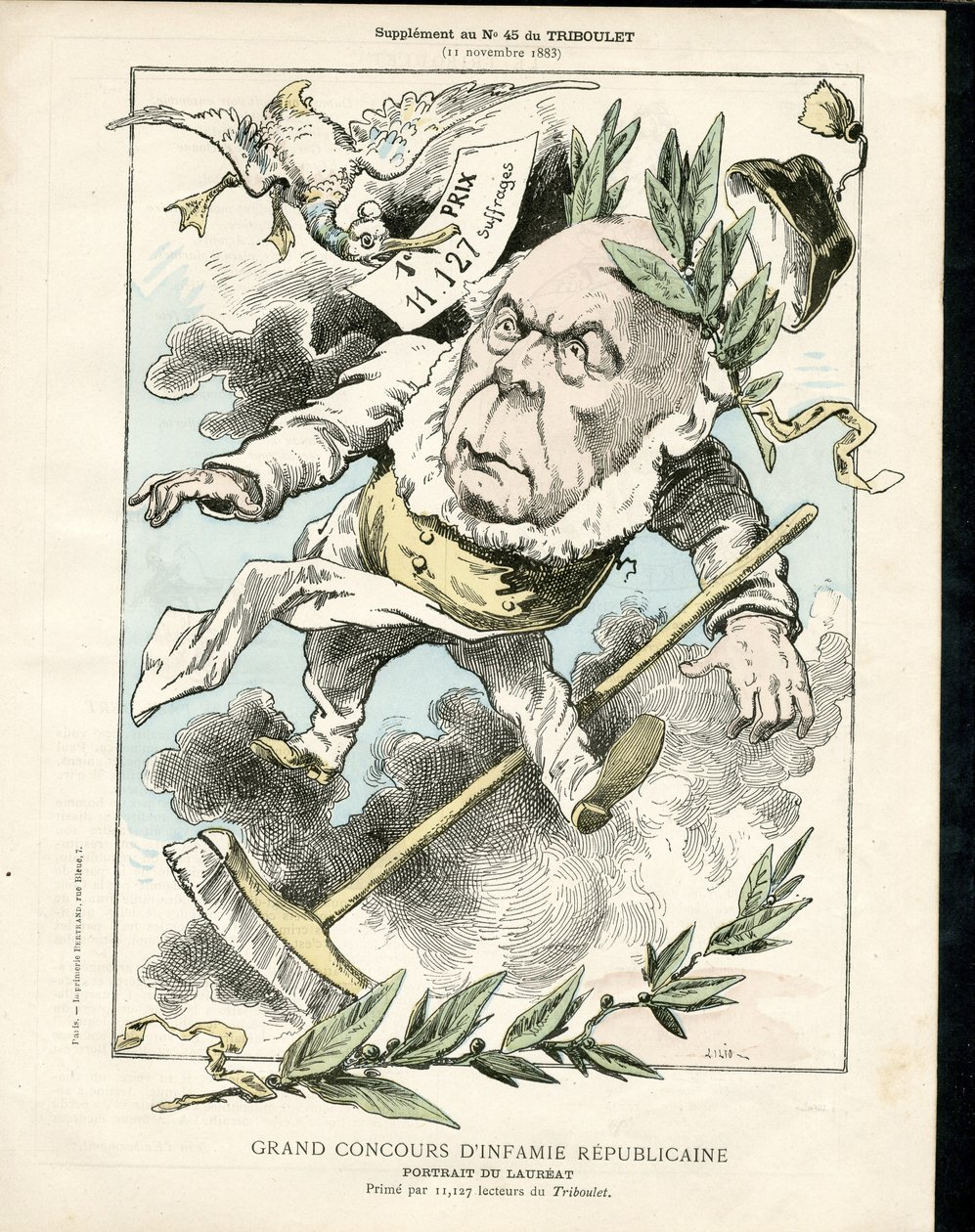 Le Triboulet, Satirico in N & B da Achille Lemot