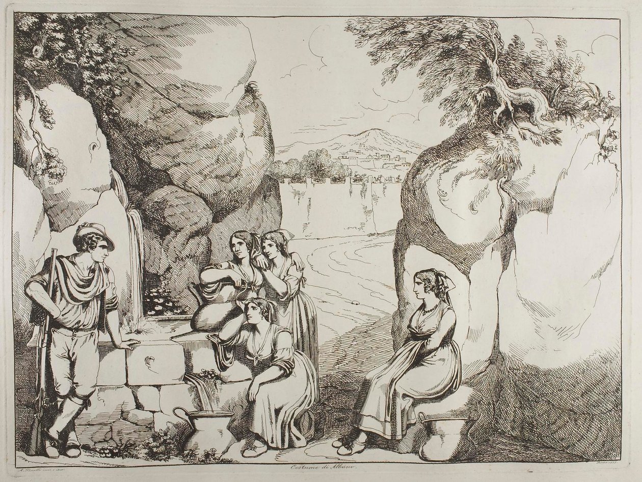 Costume di Albano da Achille Pinelli