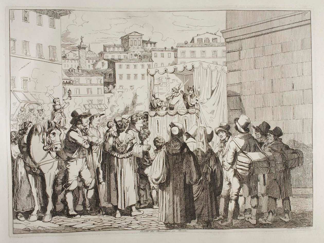 Spettacolo di marionette a Roma da Achille Pinelli