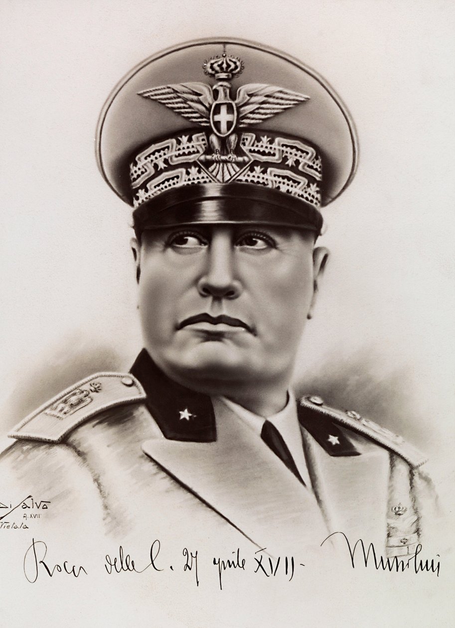 Benito Mussolini, 27 aprile 1931 da Achille Villani