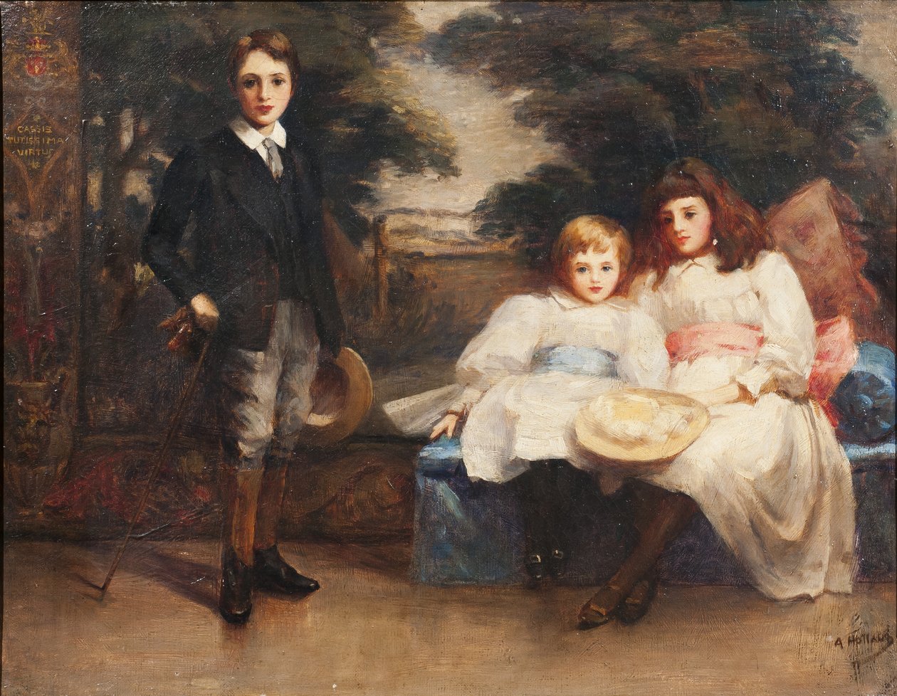 I tre figli del 4° Marchese di Cholmondeley da Ada Holland