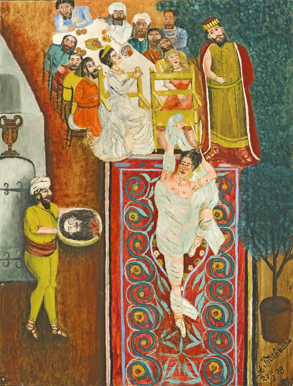 Salomè e la testa di Giovanni Battista da Adalbert Trillhaase