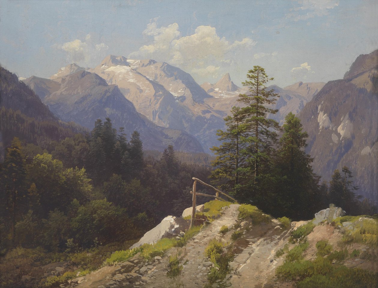 Prof. Waagen die ... Tauern da Berchtesgaden da Adalbert Waagen