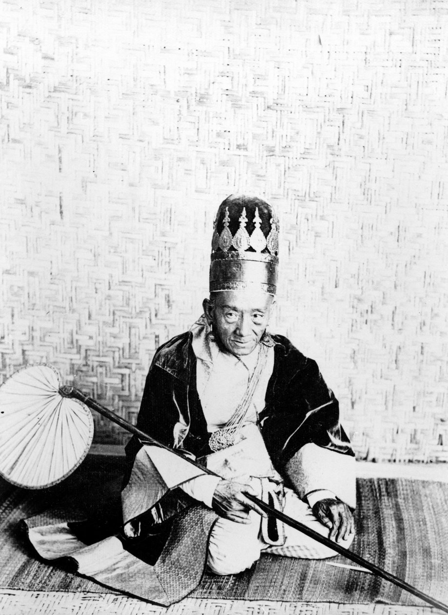 Un Ministro di Stato del Re Thibaw della Birmania, c. 1885 da Adam R. Whyte