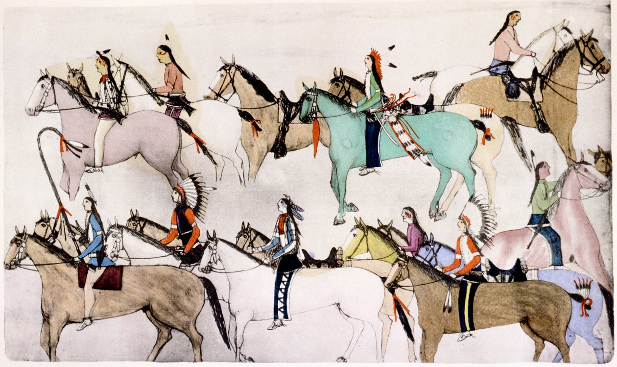 Guerrieri Sioux alla 