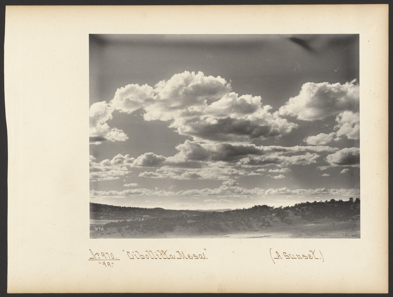 Cibollitta Mesa. (A Sunset.) da Adam Clark “A. C.” Vroman