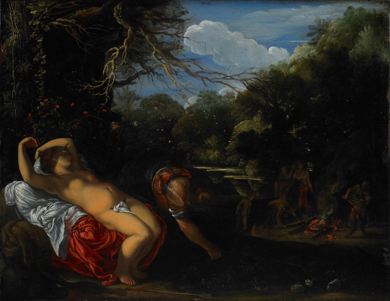 Apollo e Coronis da Adam Elsheimer