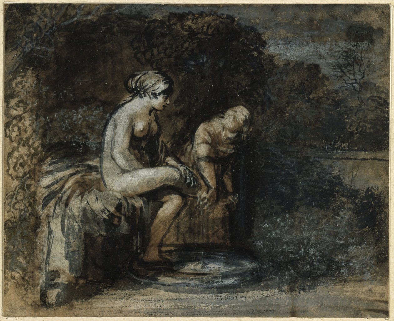 Betsabea al bagno da Adam Elsheimer