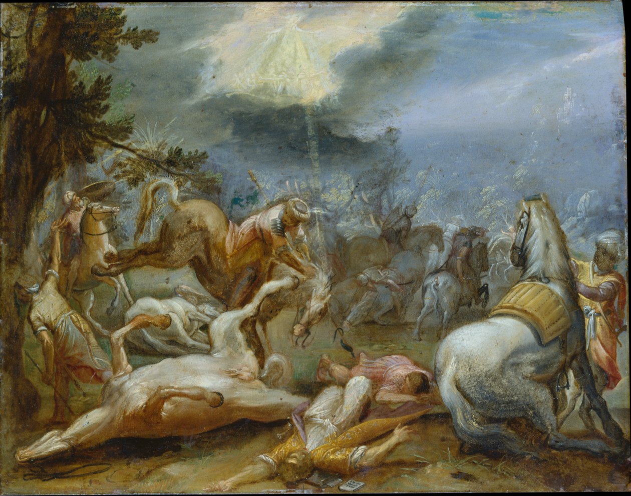 La conversione di San Paolo da Adam Elsheimer