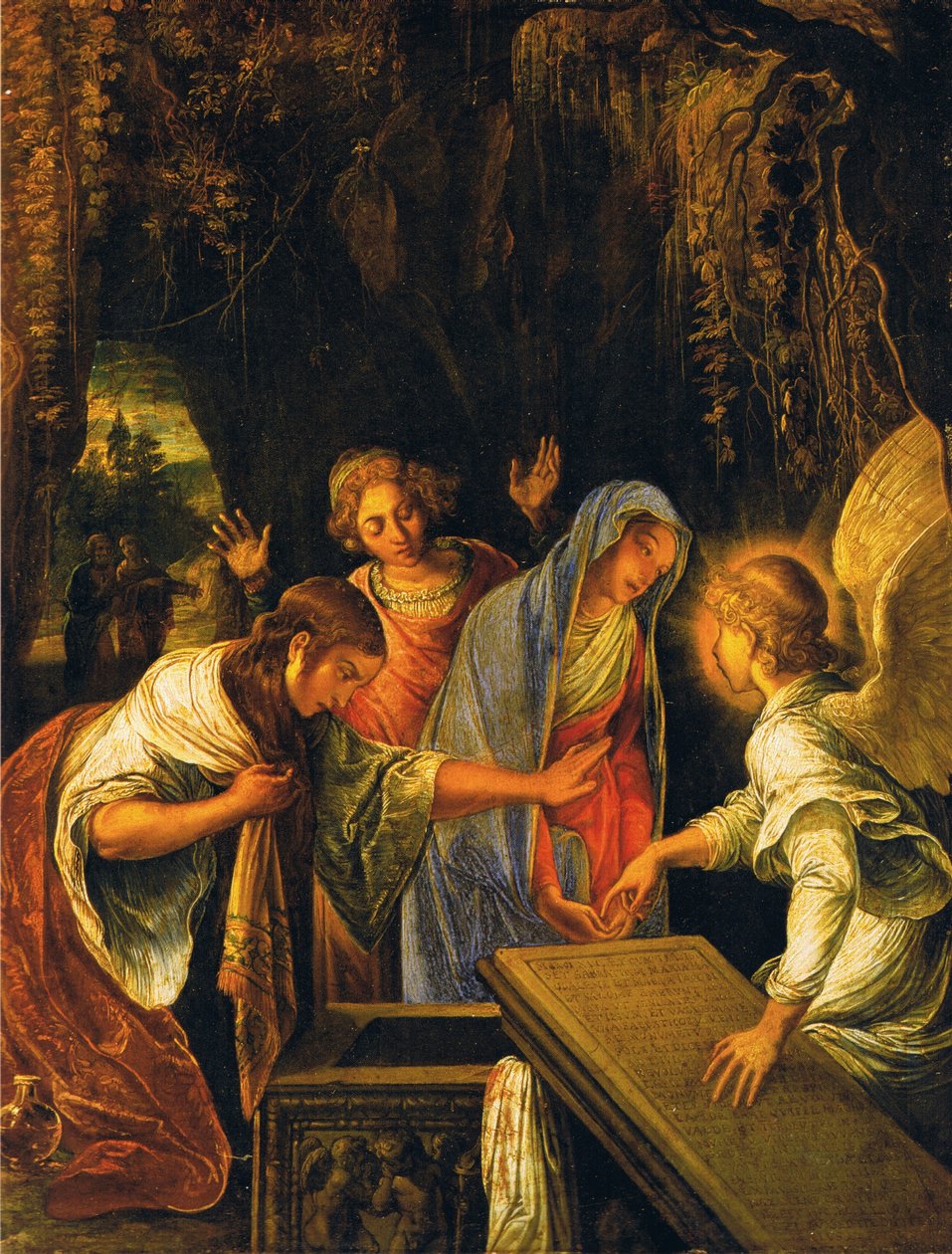 Le tre Marie al sepolcro di Cristo da Adam Elsheimer