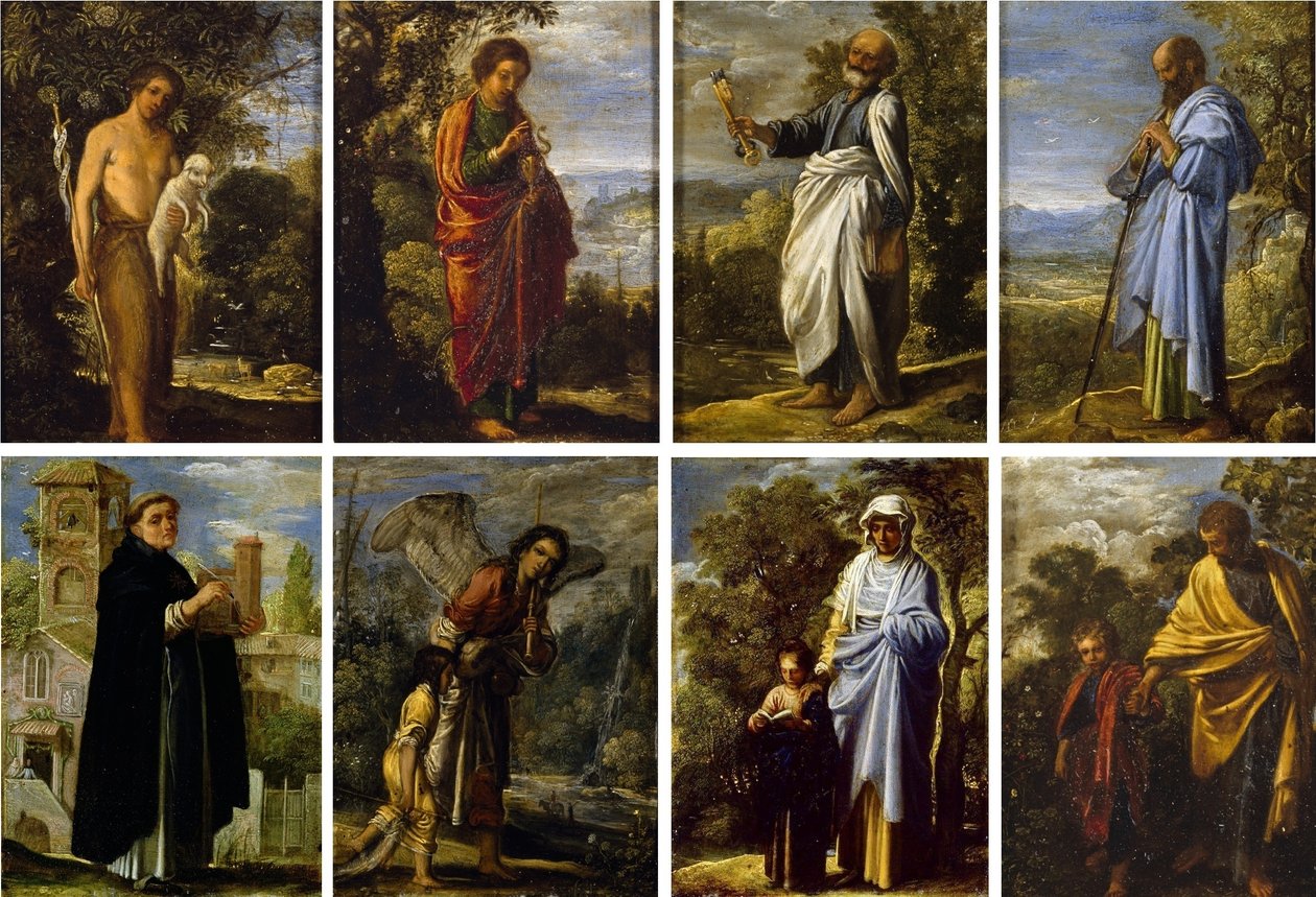 una serie di piccole scene religiose da Adam Elsheimer