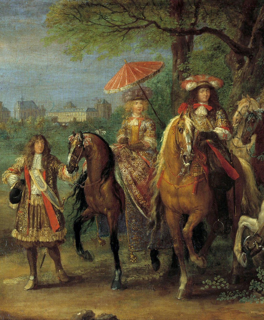 Re Luigi XIV (1638-1715) e la regina Maria Teresa d