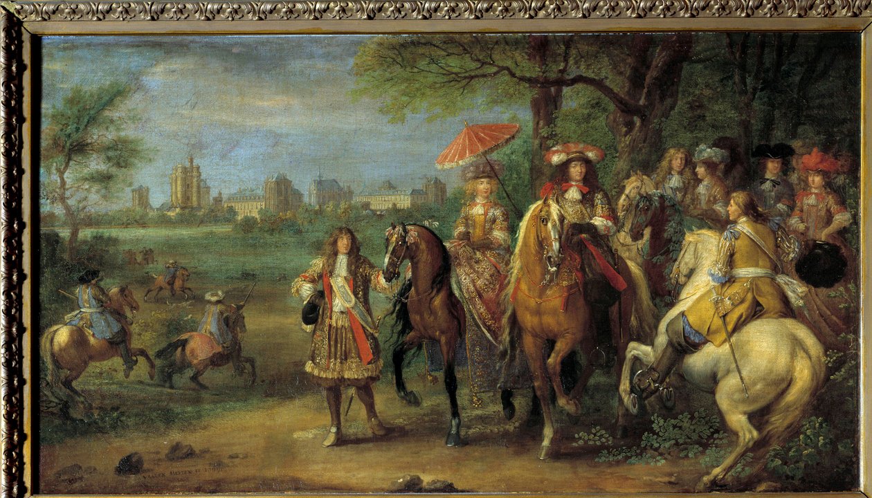 Re Luigi XIV (1638-1715) e la regina Maria Teresa d