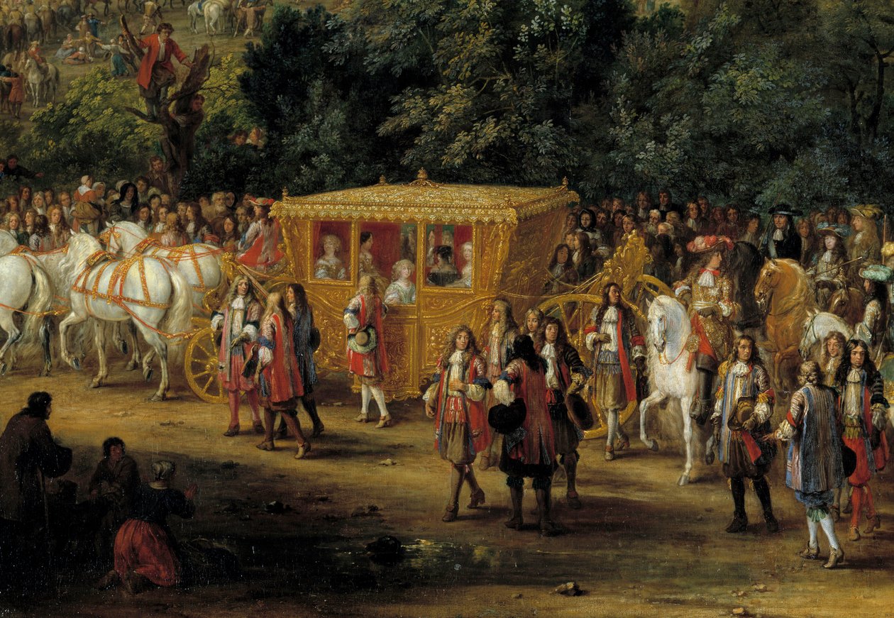 Corteo e corte (dettaglio) da Adam Frans van der Meulen