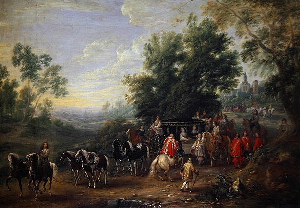 Processione di Viaggio di una Principessa da Adam Frans van der Meulen