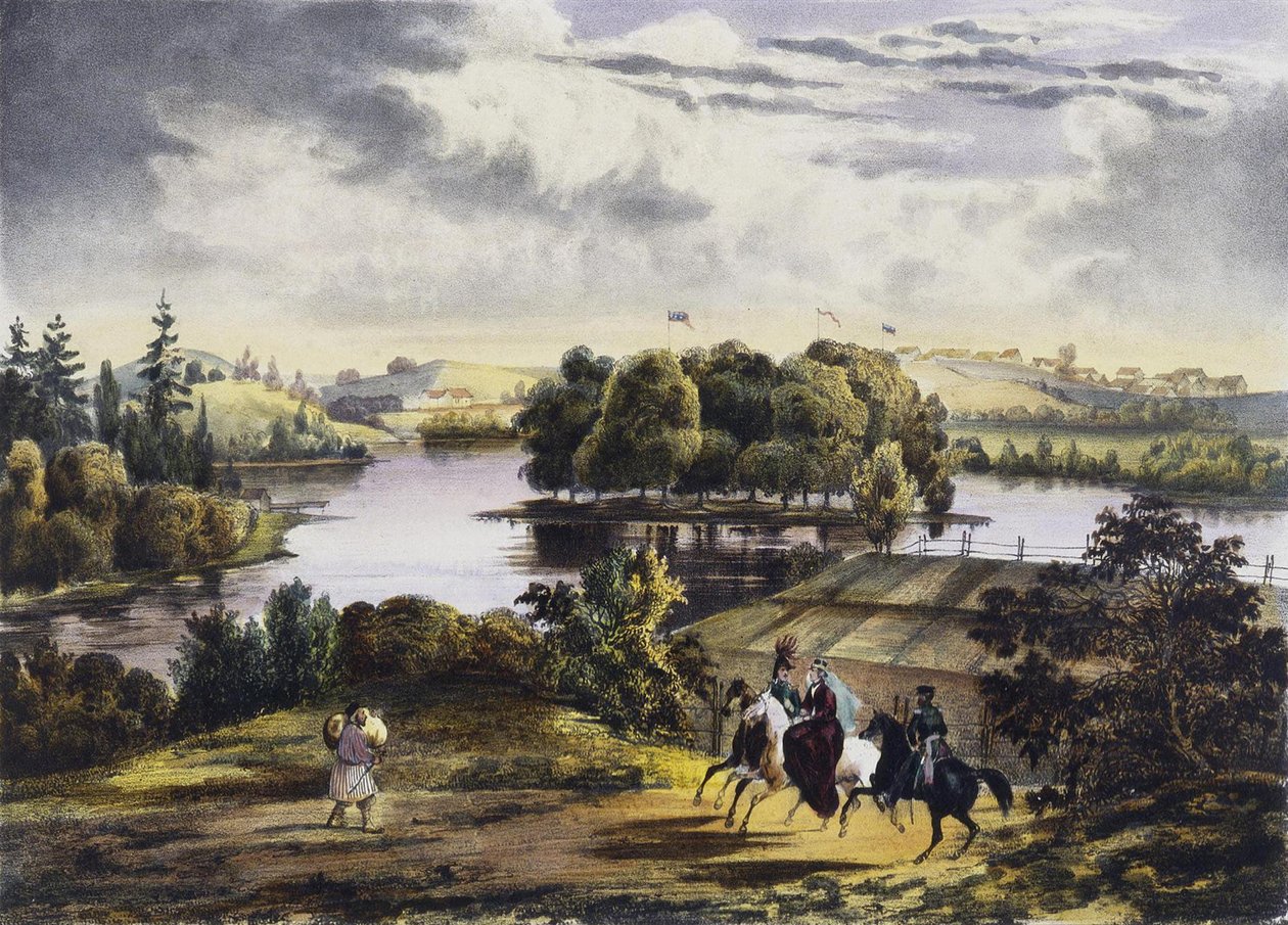 Veduta di Izhora, 1833 da Adam Tirpeune