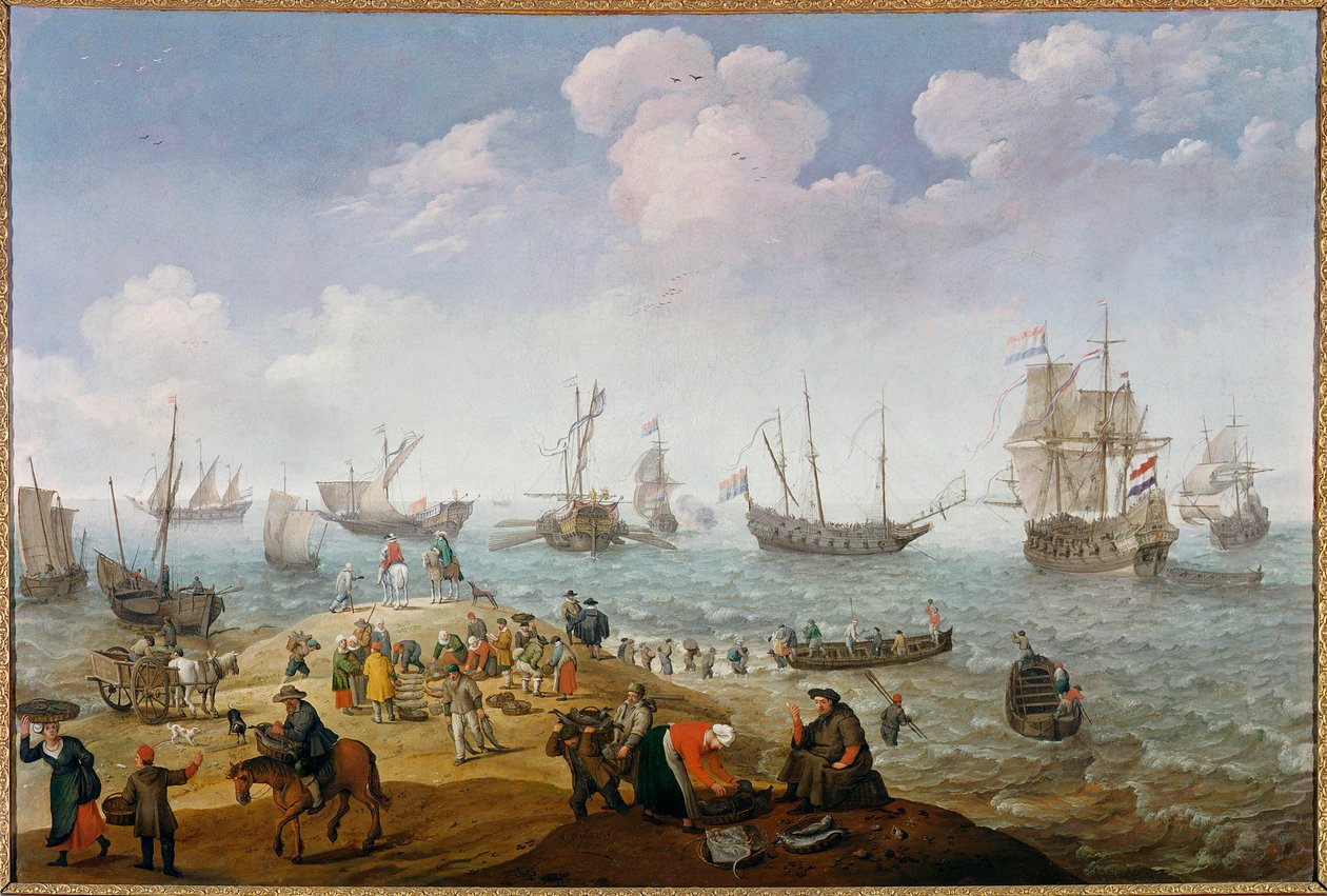 Scena di pesca da Adam Willaerts