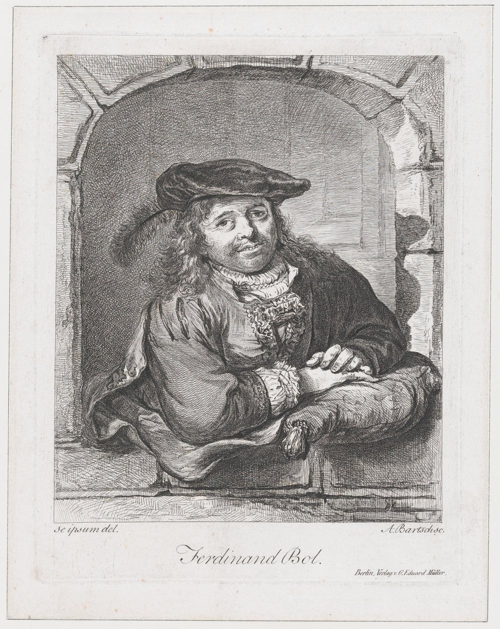 Ritratto di Ferdinand Bol da Adam von Bartsch