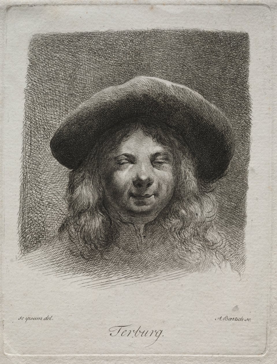 Ritratto di Gerard Terborch da Adam von Bartsch