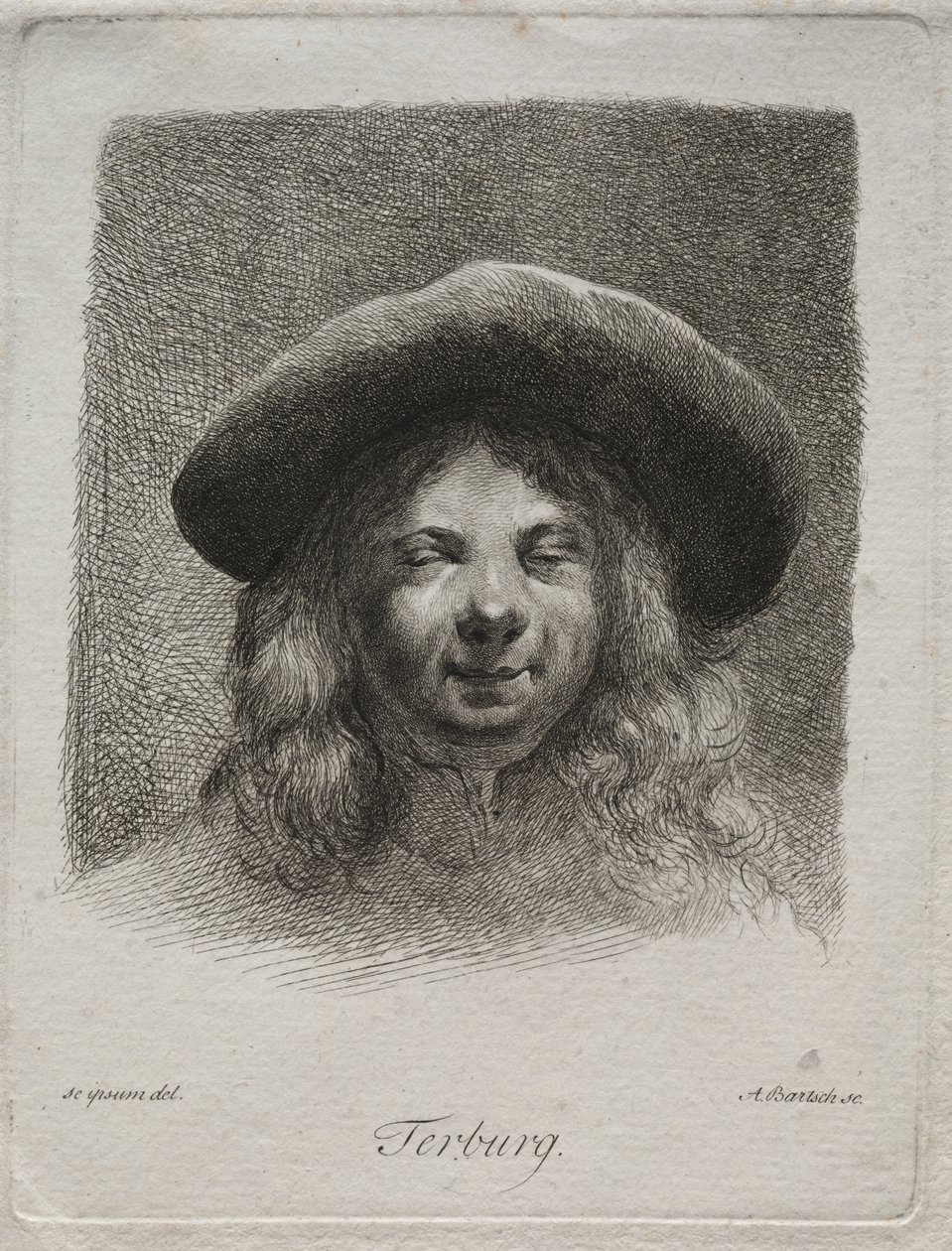 Ritratto di Gerard Terborch da Adam von Bartsch
