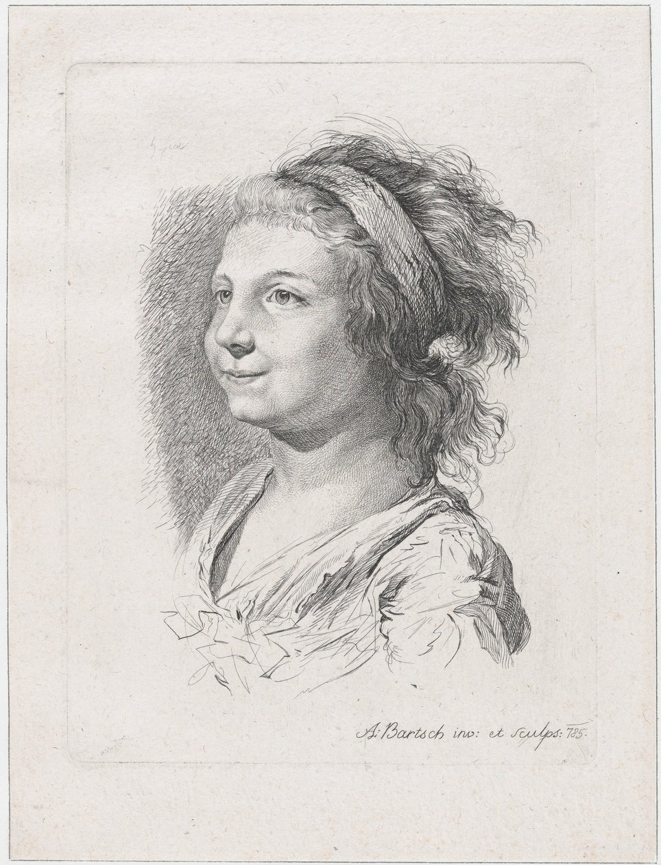Ritratto di Maria Anna Schaubach da Adam von Bartsch