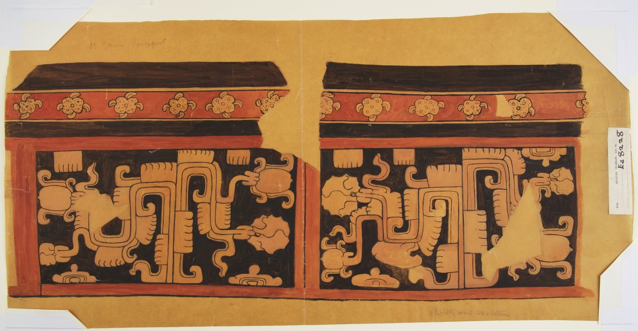 Disegno da un vaso Il disegno ha una forma geometrica di base ma anche disegni elaborati con forme di piume, forme di 
