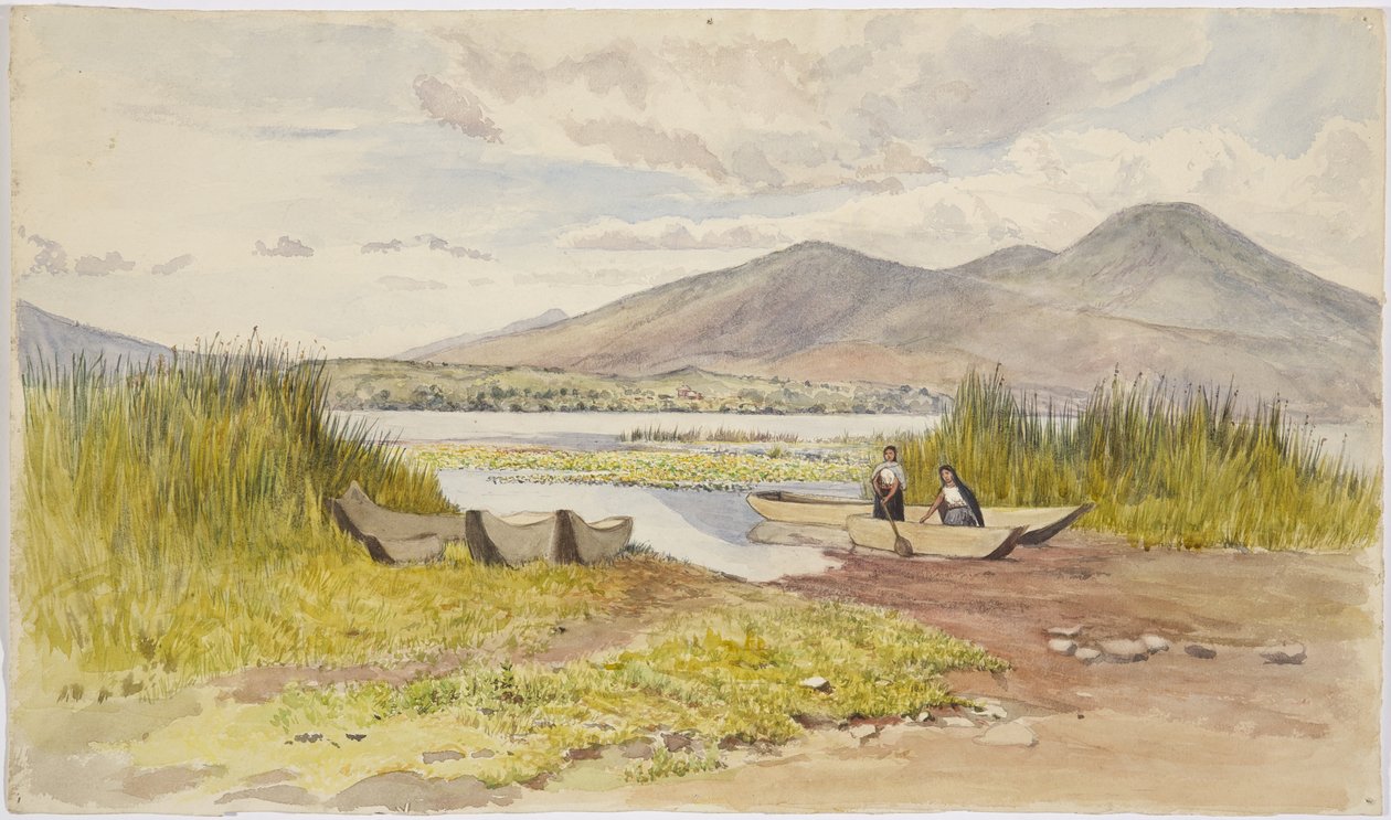 Lago Pátzcuaro, Michoacan, Messico da Adela Breton