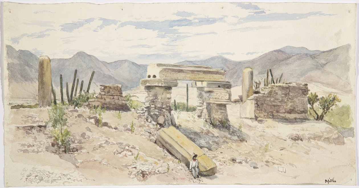 Rovine a Mitla, Oaxaca, Messico da Adela Breton