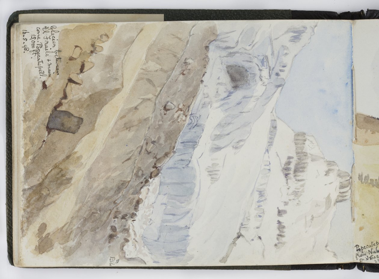 Taccuino di acquerelli, disegni e appunti, Messico, 1896-1898 da Adela Breton