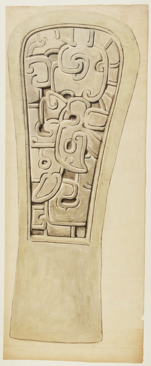 Rilievo in pietra da Veracruz, Messico da Adela Breton