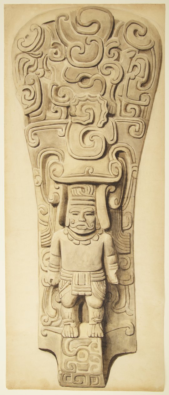 Rilievo in pietra da Veracruz, Messico da Adela Breton