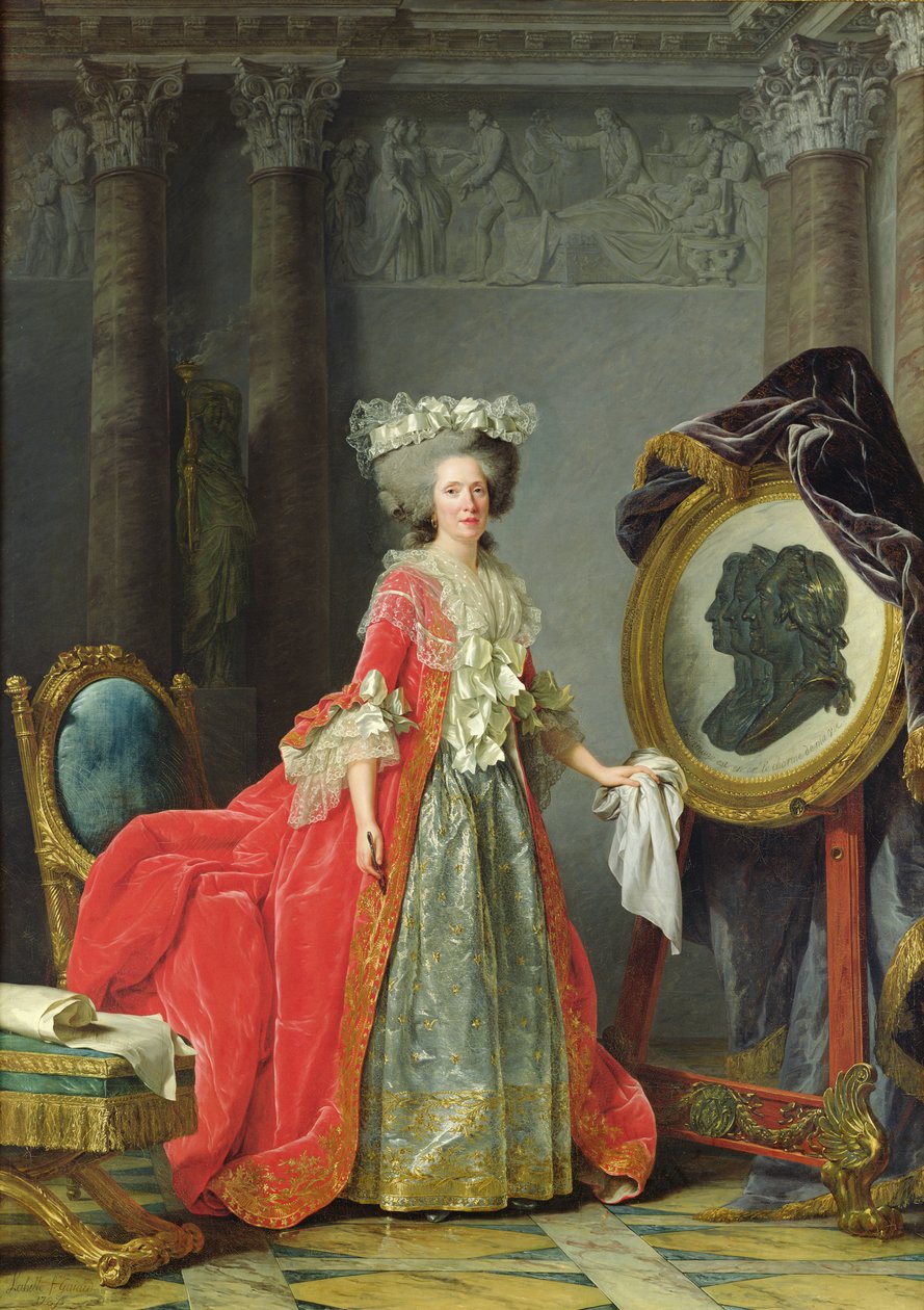 Ritratto di Adelaide de France da Adelaide Labille Guiard