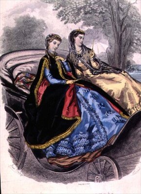 Abiti da donna di Madame Breant-Castel, mantelli dai Grands Magazins du Louvre dalla sezione 