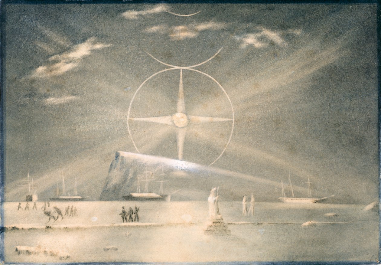 Para Selance o Luna Artica, c. 1850-51 da Admiral Pelham Aldrich