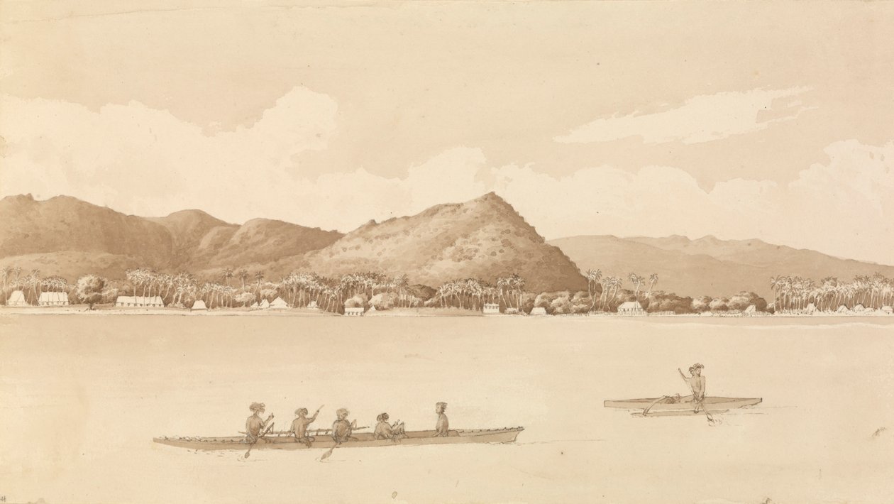 Baia di Apia, Upolu, Isole dei Navigatori [Samoa] 18 settembre 1849 da Admiral Sir Edward Gennys Fanshawe